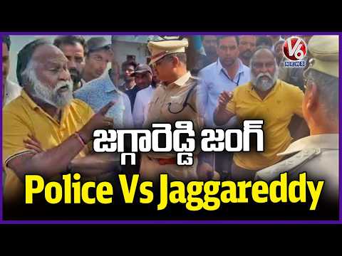 Congress Leader Jagga Reddy Slams CI | Municipal Elections 2026 | V6 News - V6NEWSTELUGU