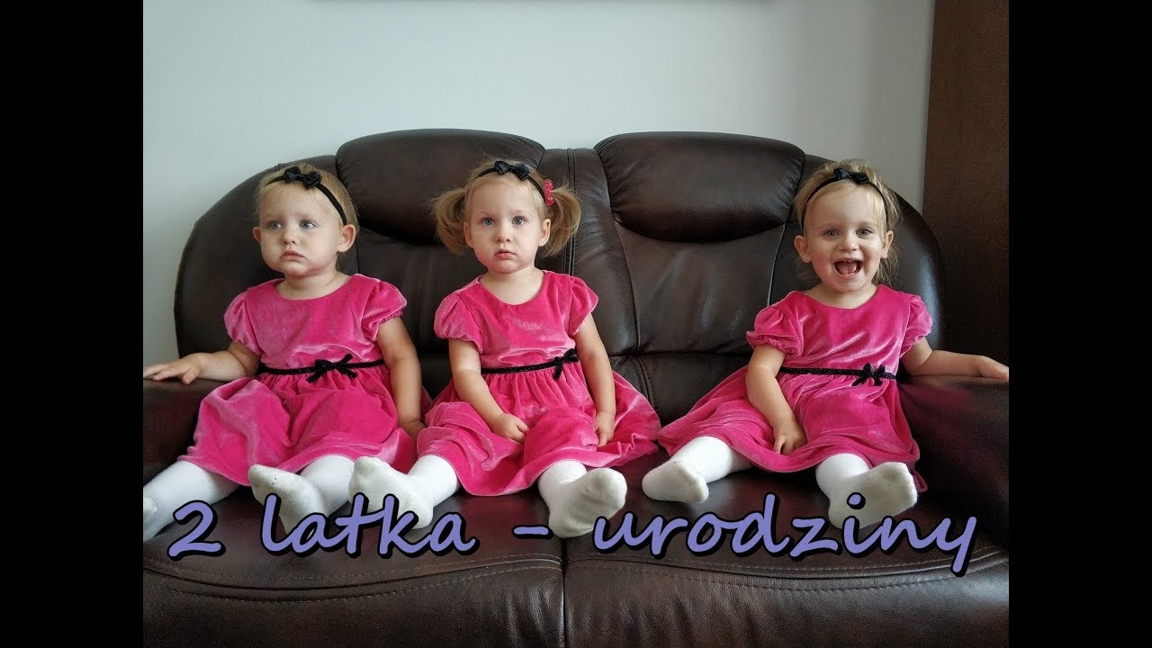 Trojaczki - kończą 2 latka - urodziny | vlog: 24.09.2018
