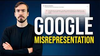 What is Google’s Misrepresentation Policy?