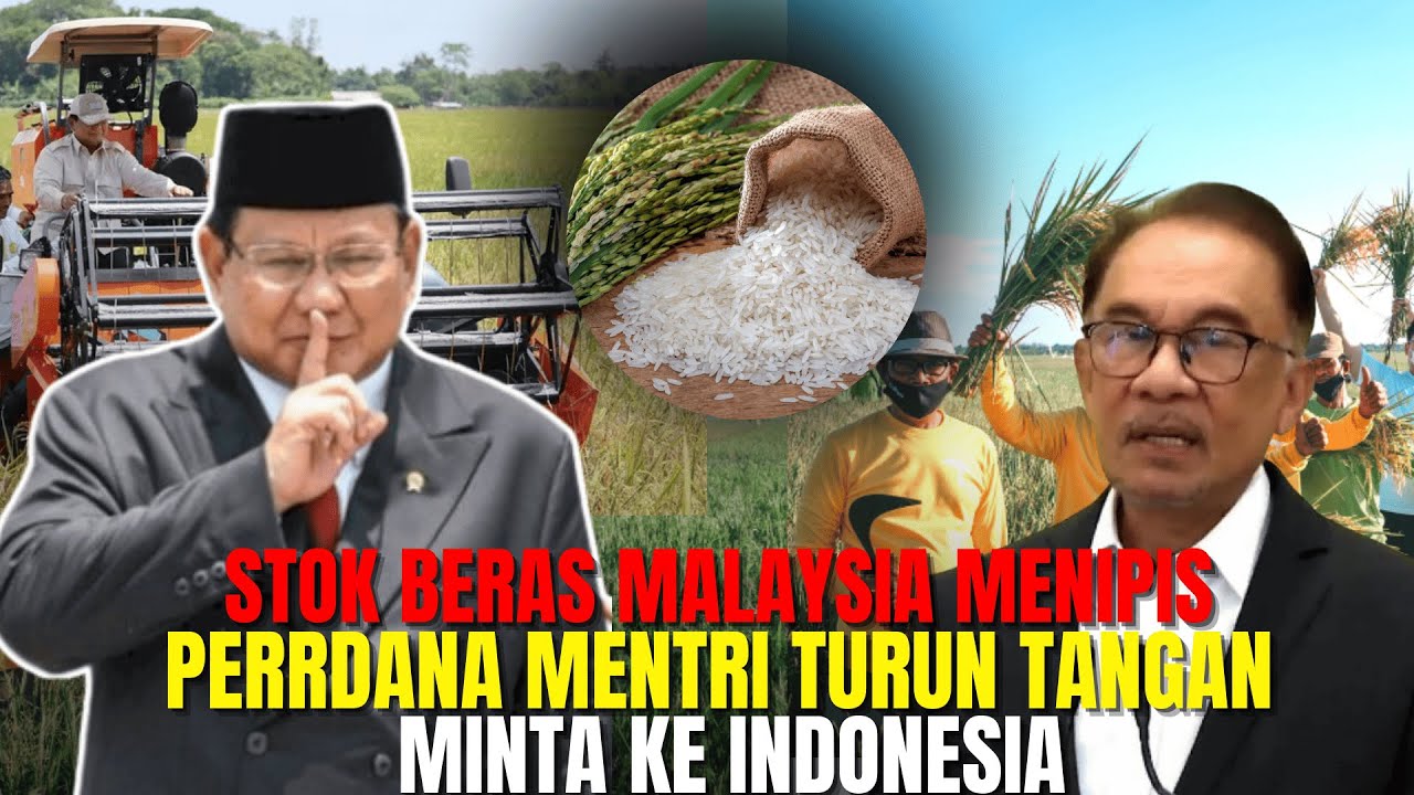 Beras Malaysia Nyaris Habis, PM Turun Tangan Minta Ke Indonesia