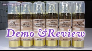 Max Factor Skin Luminizer Foundation Review & Demo