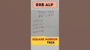 Square Mirror Image Trick | Mirror Image Sums | TNPSC Maths Shortcuts #shorts #aptitude #reasoning