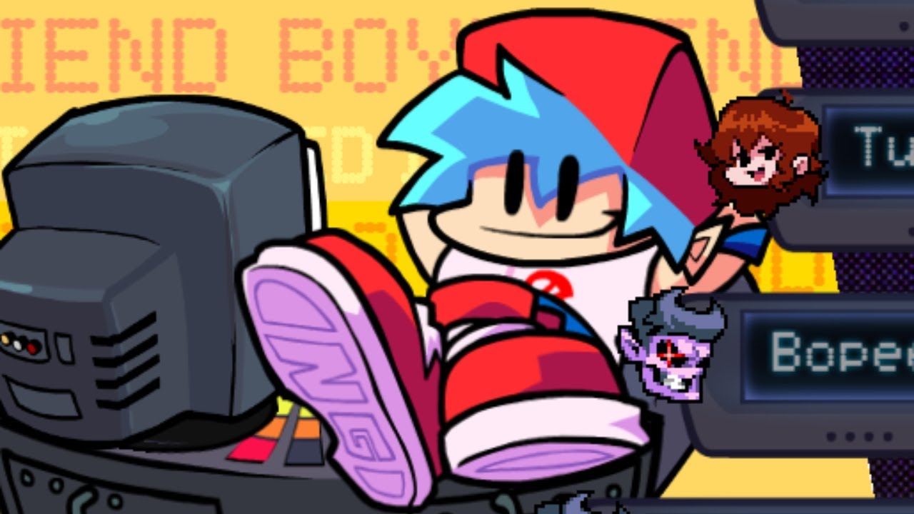 Jugando modsitos de FNF!!!!