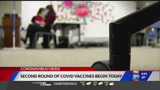 Second dose of COVID vaccines begins today