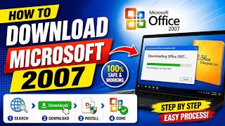How to Download & Install MS Office 2007 | Microsoft Office Setup for pc | Office Install Guide 2026