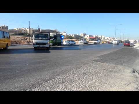 منعطف خطير شارع الحزام الدائري