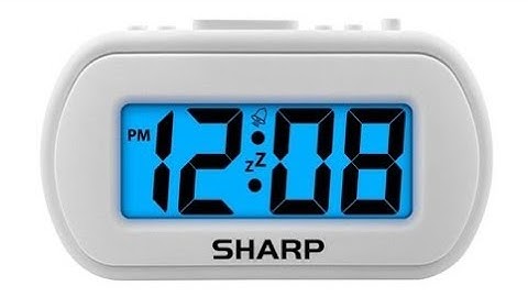 ⏰💤🎉 #Testing-Sharp Digital Alarm Clock-White-#Model SPC483