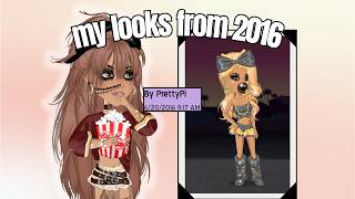 my looks from 2016...