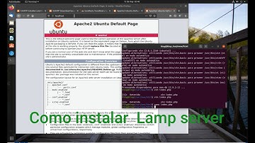 Cómo instalar lamp server en ubuntu LST 20.04 (apache,phpmyadmin,mysql). 2020