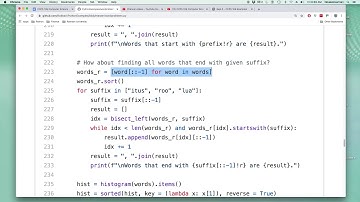Python 9-1: Trie as you may