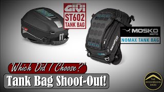 Givi ST602B vs Mosko Nomax - Tank Bag Comparison - YouTube