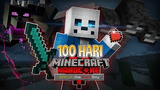 100 HARI DI MINECRAFT HARDCORE ONE HEART ONLY! ! !