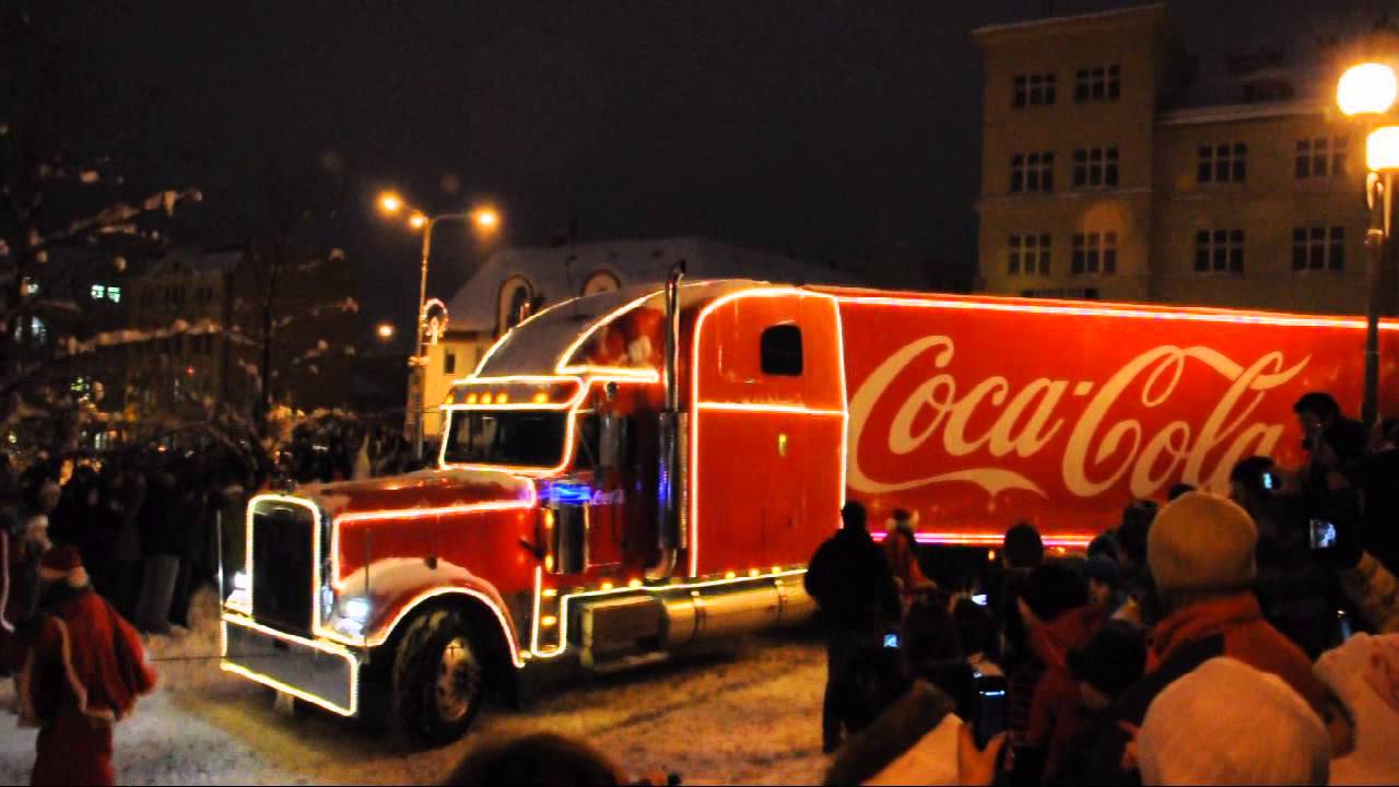 Kamion Coca cola Jablonec nad Nisou 10.12.2012 - YouTube