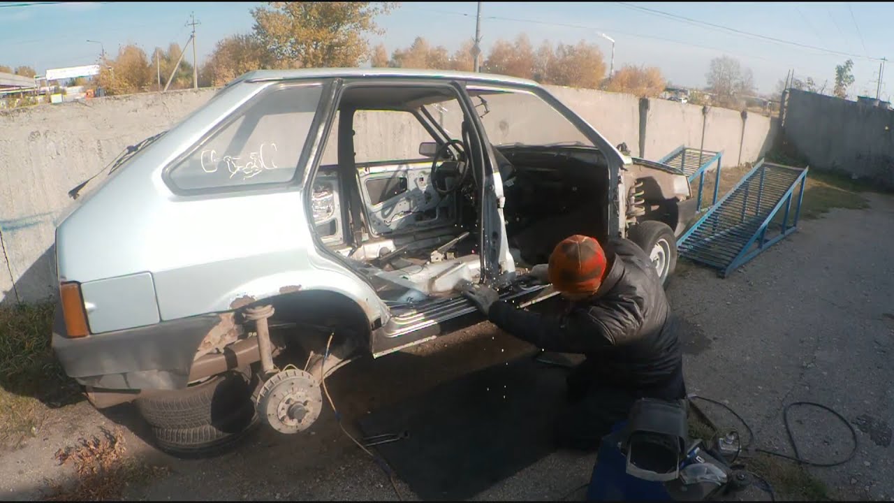 Замена порогов ваз 2115 - 81 фото