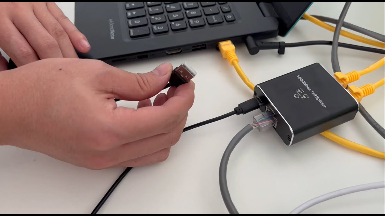 1 to 2 Rj45 Splitter Adapter