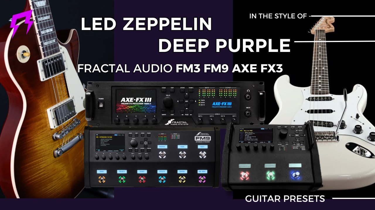 Led Zeppelin Deep Purple FRACTAL FM3 FM9 AXE-FX3 Golden