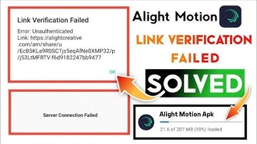 Link verification failed alight motion || how to fix link verification failed in alight motion