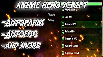 [NEW]Anime Hero Simulator Script TP, Infinite Coins, Auto Farm & MORE! | *PASTEBIN*