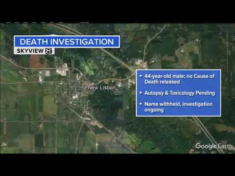 newspaper mockup 44-year-old man found dead in New Lisbon