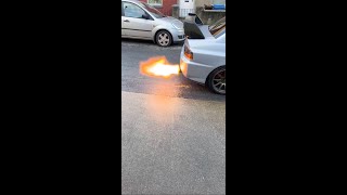 MITSUBISHI EVO 8 FQ-320 SPITTING FLAMES! ANTI-LAG *FLAMES* POPS & BANGS BEAST! 400BHP! EVO VIII FQ