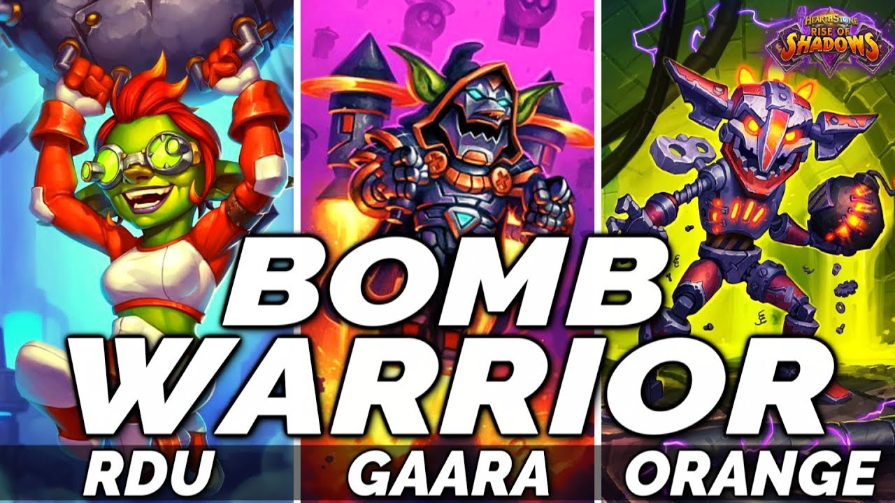 BOMB WARRIOR STANDARD DECK - HearthStone Rise of Shadows [RoS]