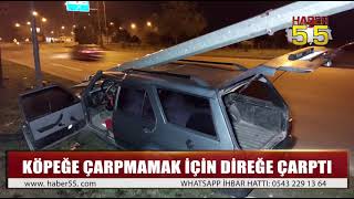 Sattiği Aracini Tesli̇m Etmeye Ürürken Kaza Yapti