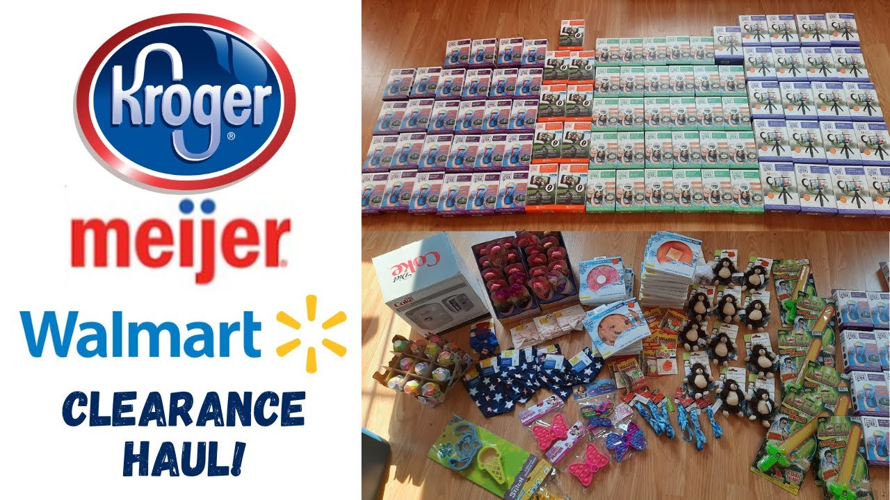 90% Off Summer Clearance Haul at Kroger, Meijer, & Walmart | Shop with Me