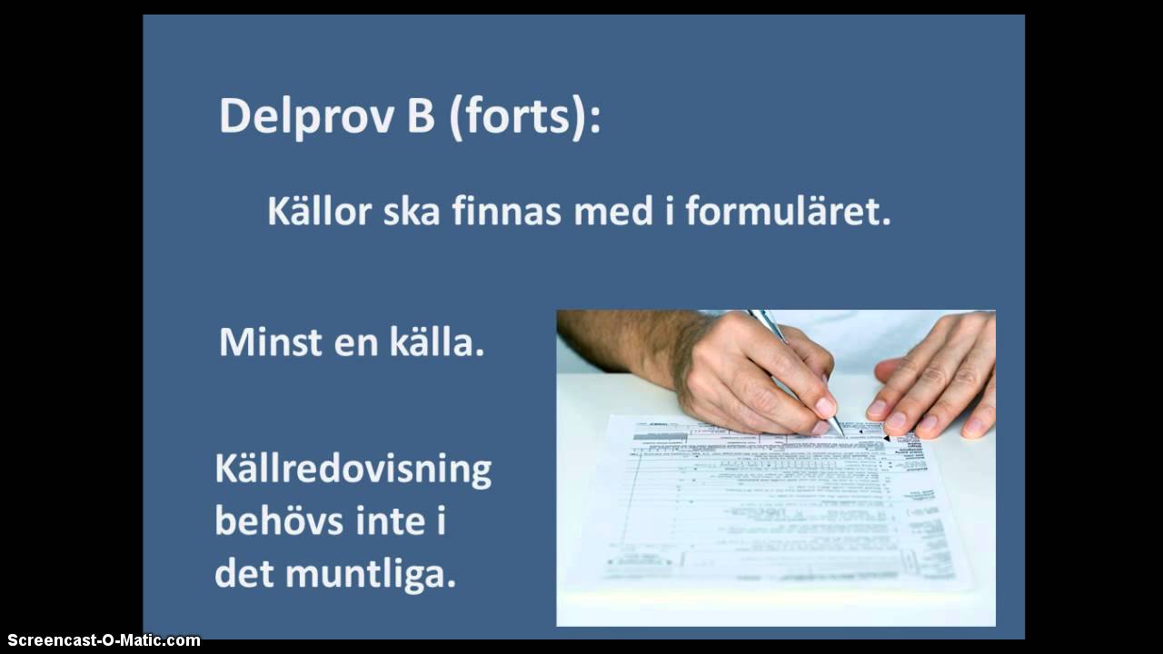 Gamla Nationella Prov Engelska år 9