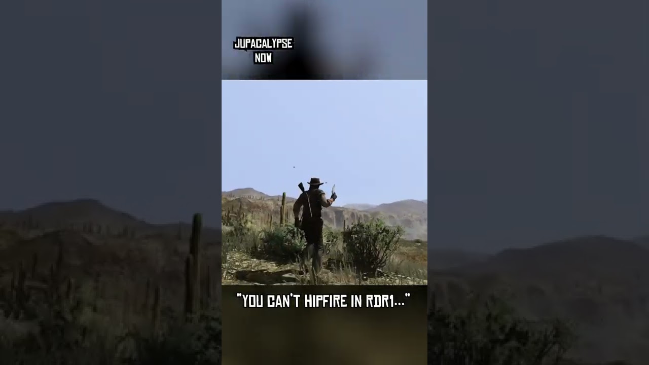 “You cannot quick draw in RDR1”? 🤔
