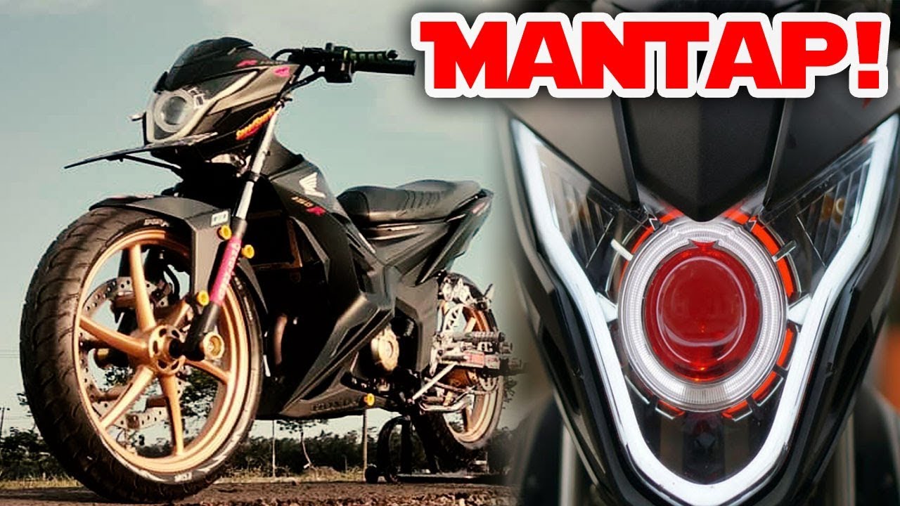 Modifikasi Honda Sonic 150 R Pakai Lampu Proji Youtube