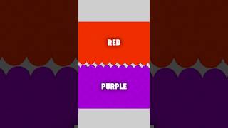 Learning colors for kids - red and purple color for children / education video