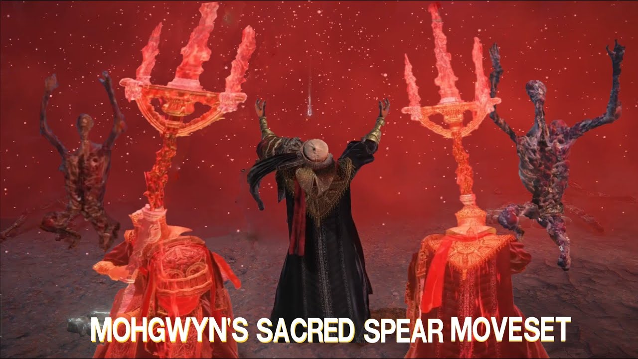 Elden Ring Mohgwyn's Sacred Spear Moveset Showcase / Bloodboon Ritual