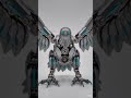 Mechanical eagle unfolds with gears.#aishorts #viral #chatgpt