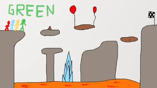 Stickman parkour race (animation) screenshot 3