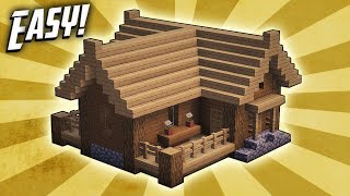 Minecraft: How To Build A Small Survival Starter House Tutorial (#3)