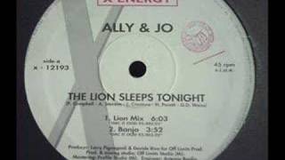 Video thumbnail of "Ally & Jo - The Lion Sleeps Tonight"