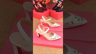 Cutout Floral Slingback Pumps #heels #fashion #shortsfeed