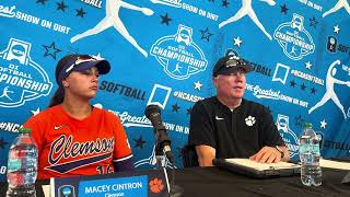 John Rittman and Macey Cintron After NCAA Regional Loss