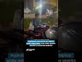 Hydrabad man works on laptop while riding bike, viral video sparks debate on work life balance