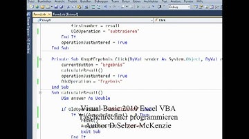 Visual Basic 2010 Excel VBA Taschenrechner programmieren SelMcKenzie Selzer-McKenzie