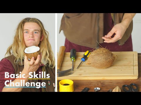 50 People Try to Crack Open a Coconut | Epicurious