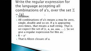 UNIT-2 of FLAT,Regular Expressions, Conversion of RE to FA and FA to RE