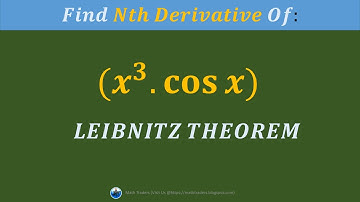 Nth derivative of x^3cosx | x cube cosx | Leibnitz Theorem In Hindi | Chain Rule Of Differentiation