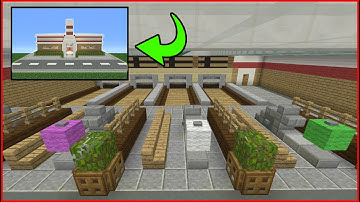 Minecraft Tutorial: How To Make A Bowling Alley Interior/Exterior (Inside/Outside)