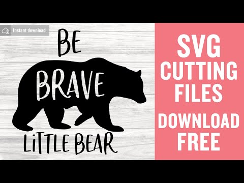 Little Bear Svg Free Cut Files for Cricut Silhouette Free Download