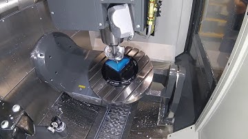 5 axis simultaneous tool path Haas UMC 750 SS