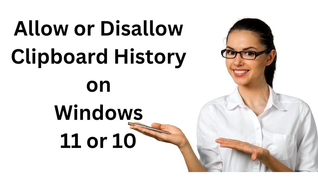 How to Turn On or Off Clipboard History on Windows 11 or 10 (Registry