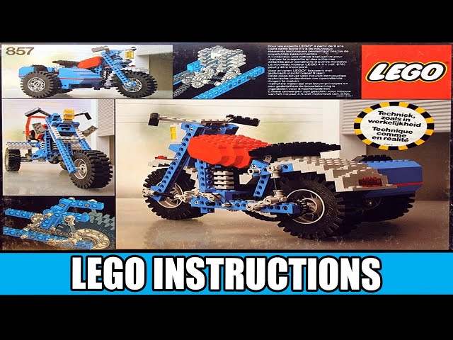 LEGO Instructions 857 - Motorbike with Sidecar (LEGO Technic