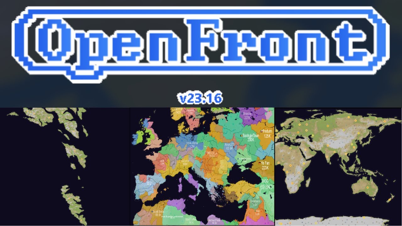 OpenFront.io| Europe | Battle Royale Strategy game - YouTube