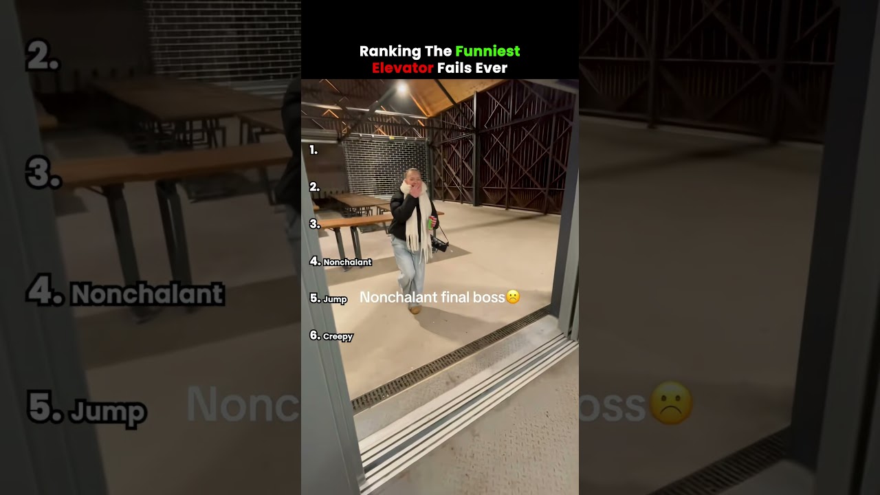 Ranking The Funniest Elevator Fails Ever